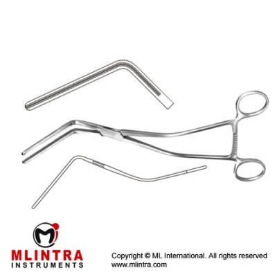 Hayes Atrauma Sigmoid Anastomosis Clamp Stainless Steel, 27 cm - 10 3/4" Hayes Atrauma Sigmoid Anastomosis Clamp Stainless Steel, 27 cm - 10 3/4"